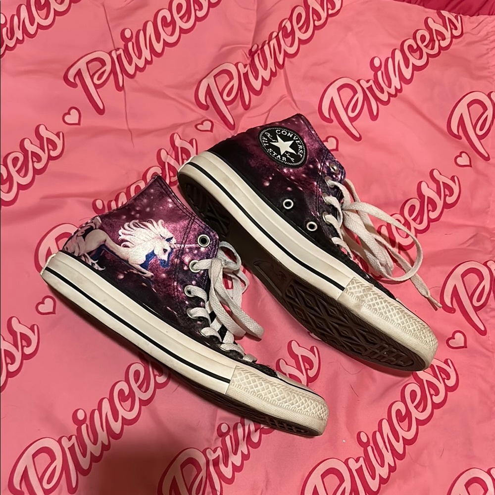 Retro Converse Unicorn Galaxy High-Top Sneakers